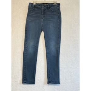 Lucky Brand Hayden Skinny Jeans Womens Size 10 30 Blue Denim Candiani Fabric